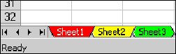 Worksheet Tabs