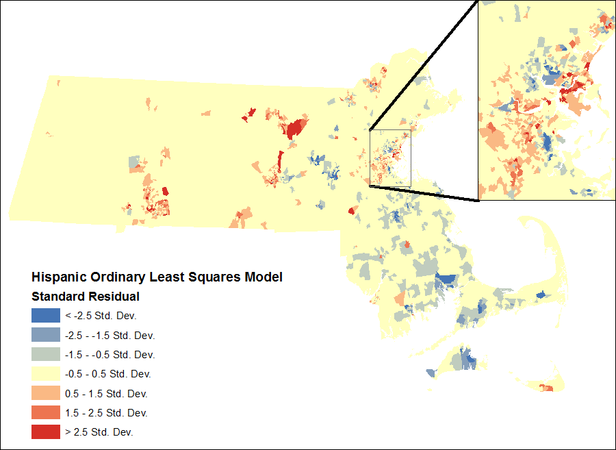 Hispanic Ordinary Least Squares Model