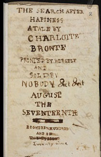 Charlotte Bronte Happiness title page