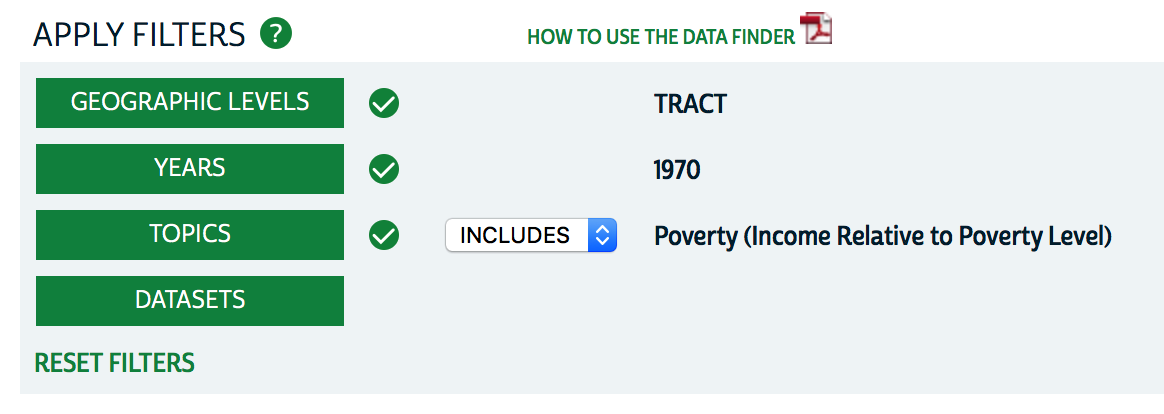 American Factfinder Selections 2