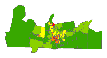 Hampden County with Census Tracts